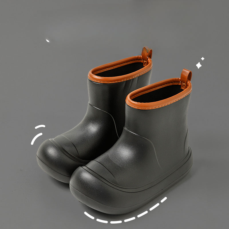 Wholesale Cute High Top EVA Rain Boots for External Wear